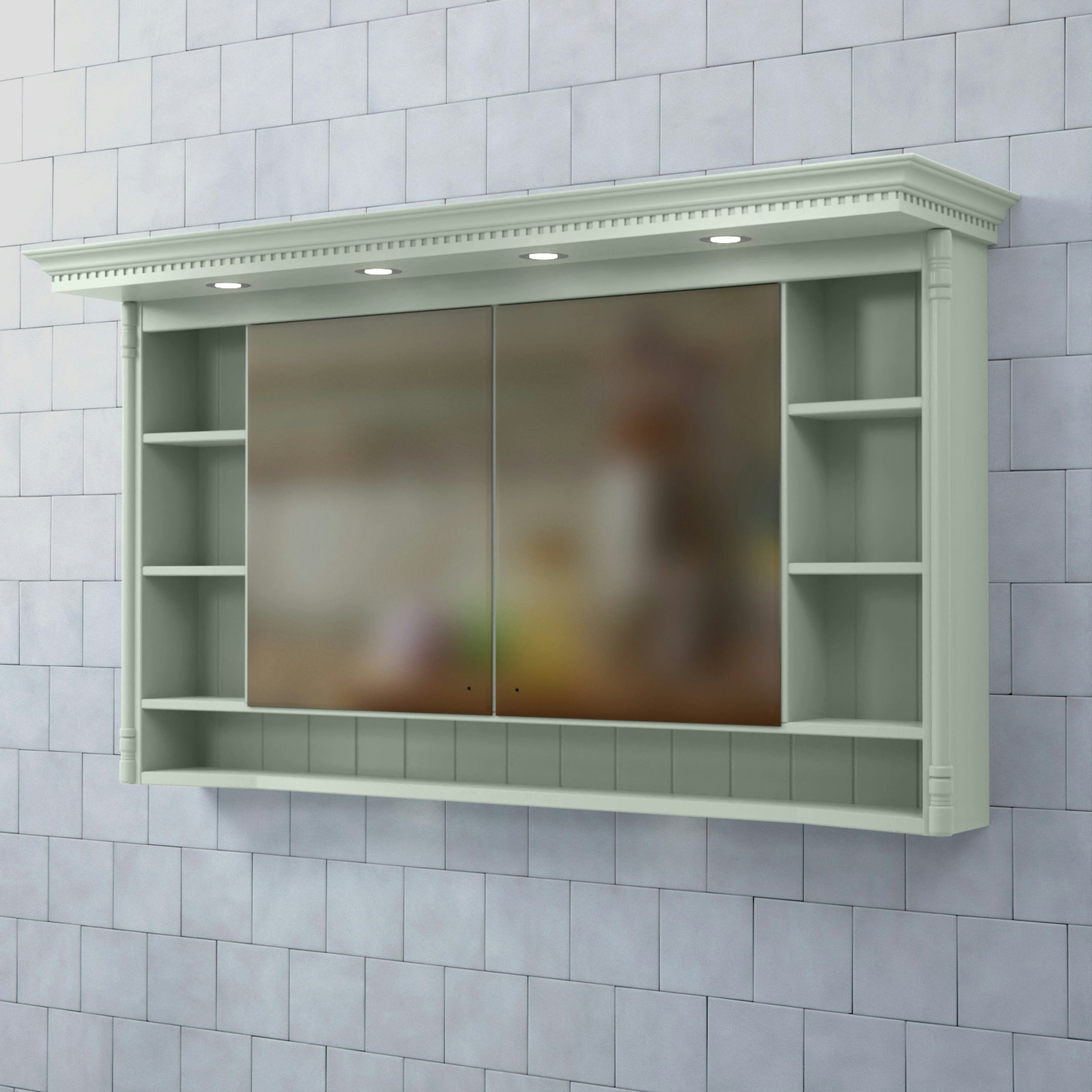 Spegelskåp Björbo Badrum Valhall med Belysning