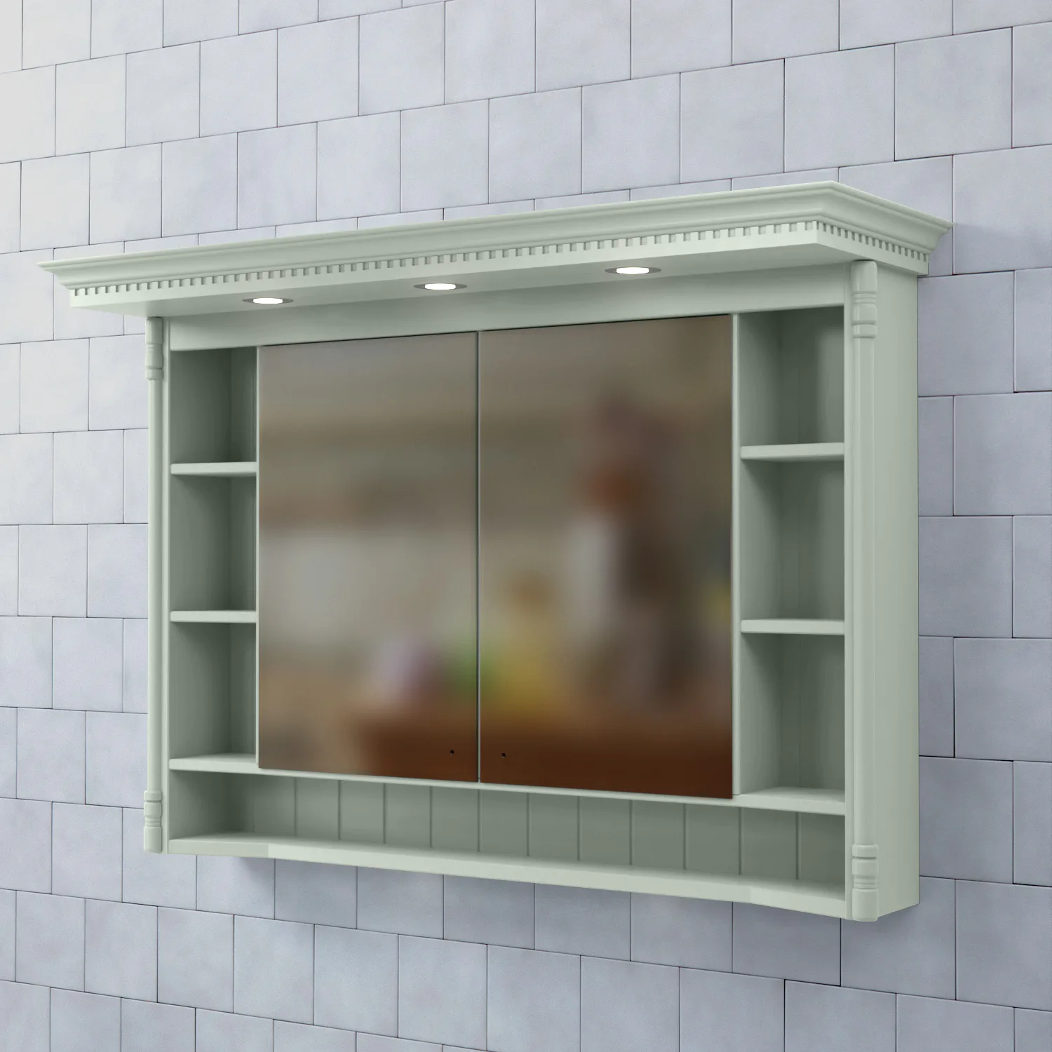 Spegelskåp Björbo Badrum Valhall med Belysning