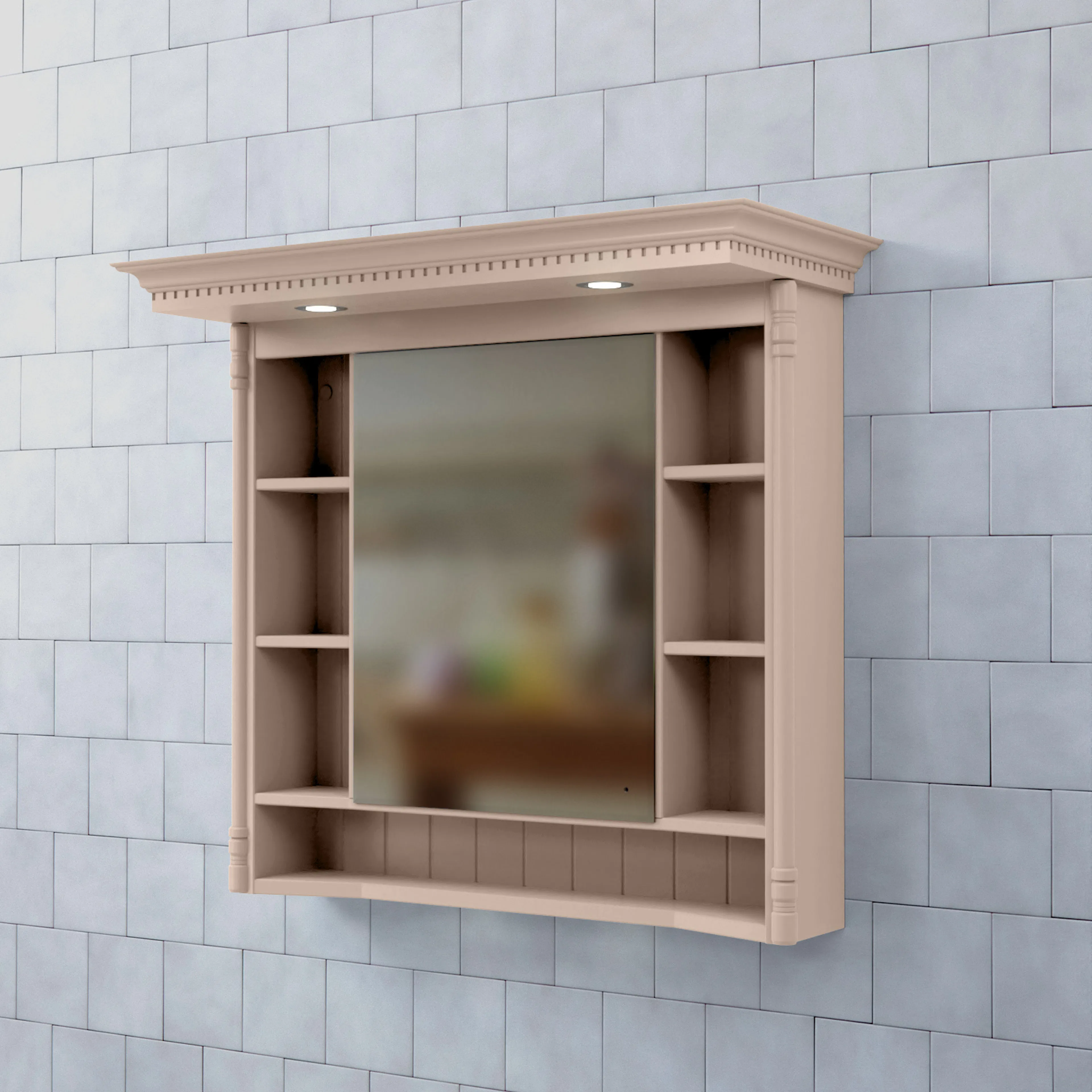 Spegelskåp Björbo Badrum Valhall med Belysning