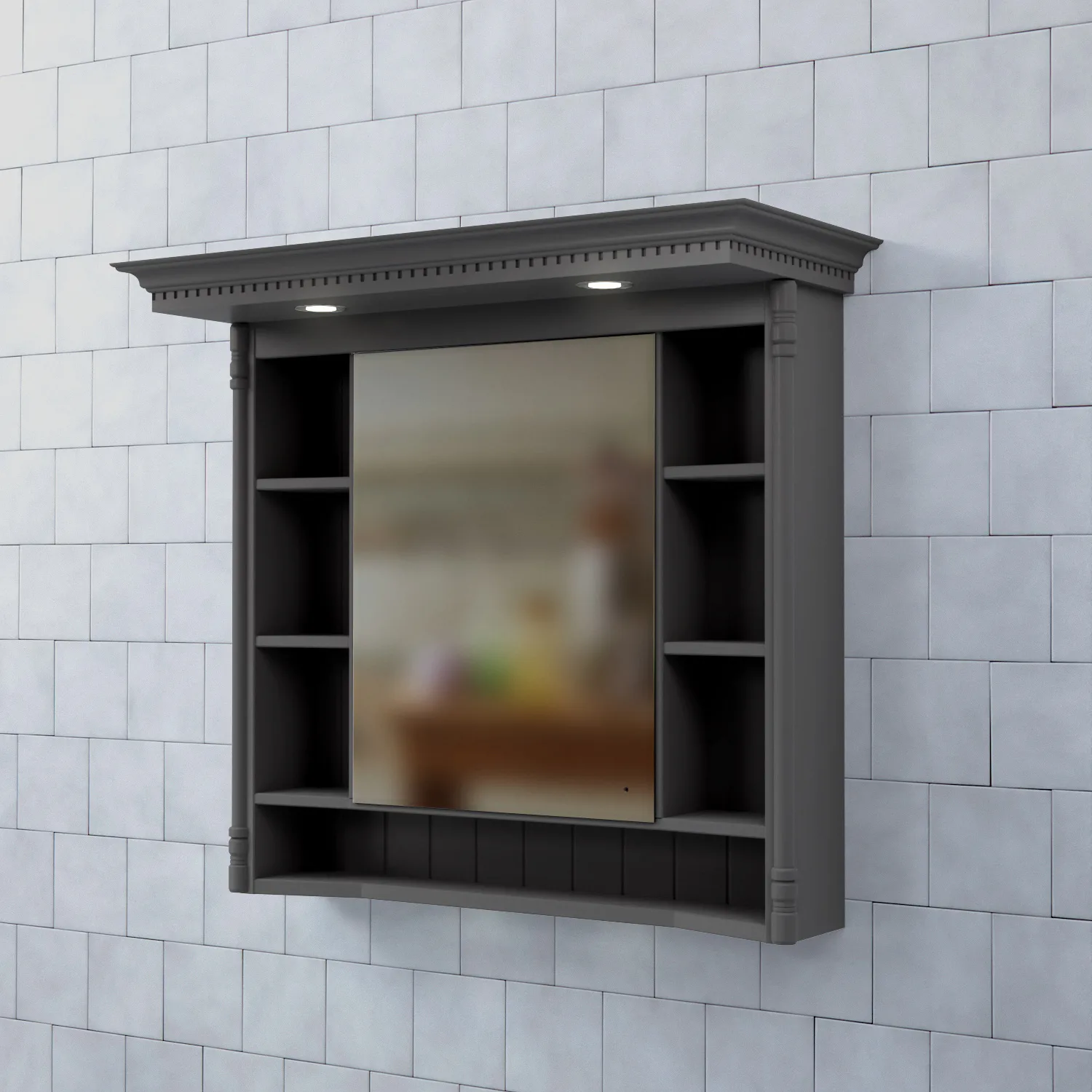 Spegelskåp Björbo Badrum Valhall med Belysning