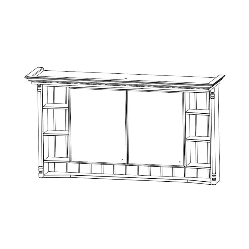 Spegelskåp Björbo Badrum Valhall med Belysning