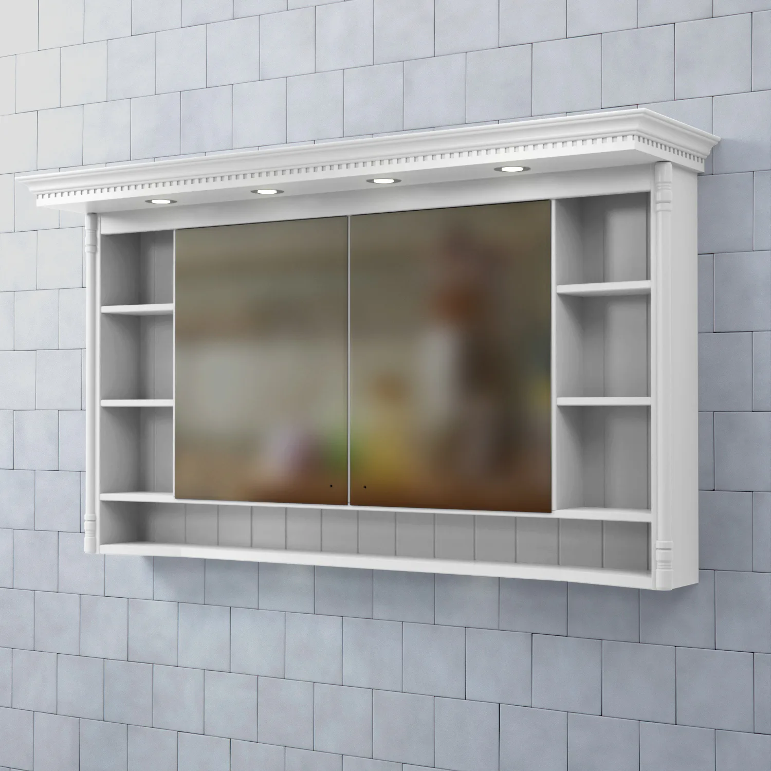 Spegelskåp Björbo Badrum Valhall med Belysning