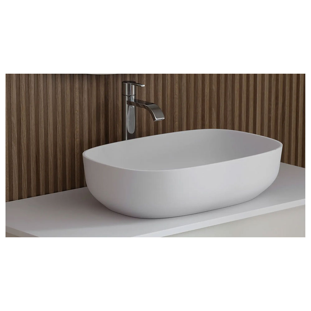 Tvättställ Vedum Soprano Dubbel med Topplatta