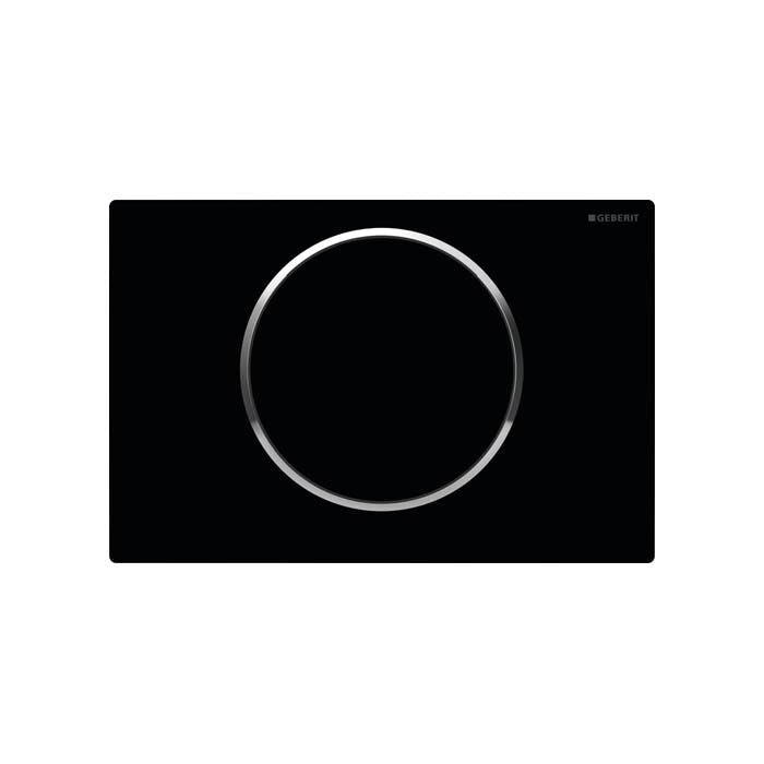 Svart/Blankförkromad/Svart