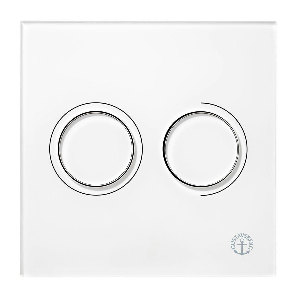 Spolknapp Gustavsberg till Triomont XS Duo Glas Pneumatisk