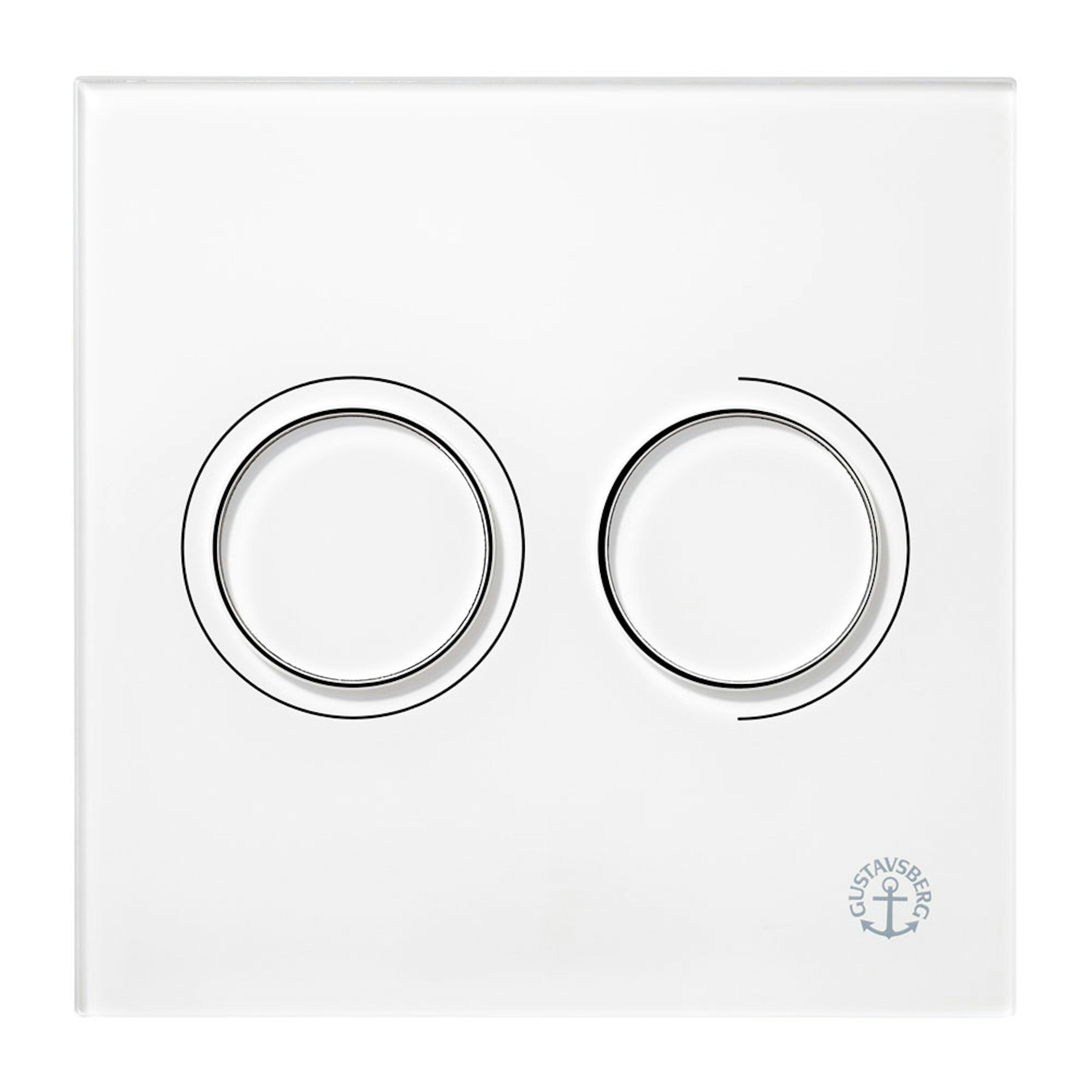 Spolknapp Gustavsberg till Triomont XS Duo Glas Pneumatisk