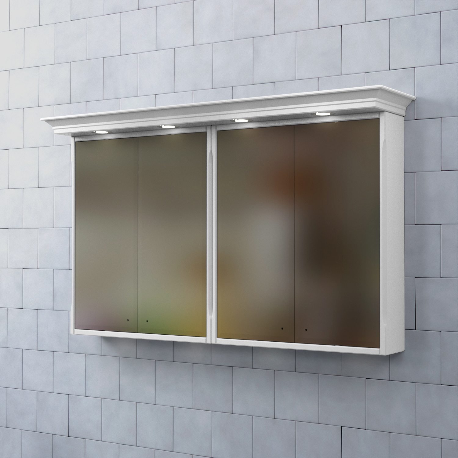 Spegelskåp Björbo Badrum Saga med Belysning 130