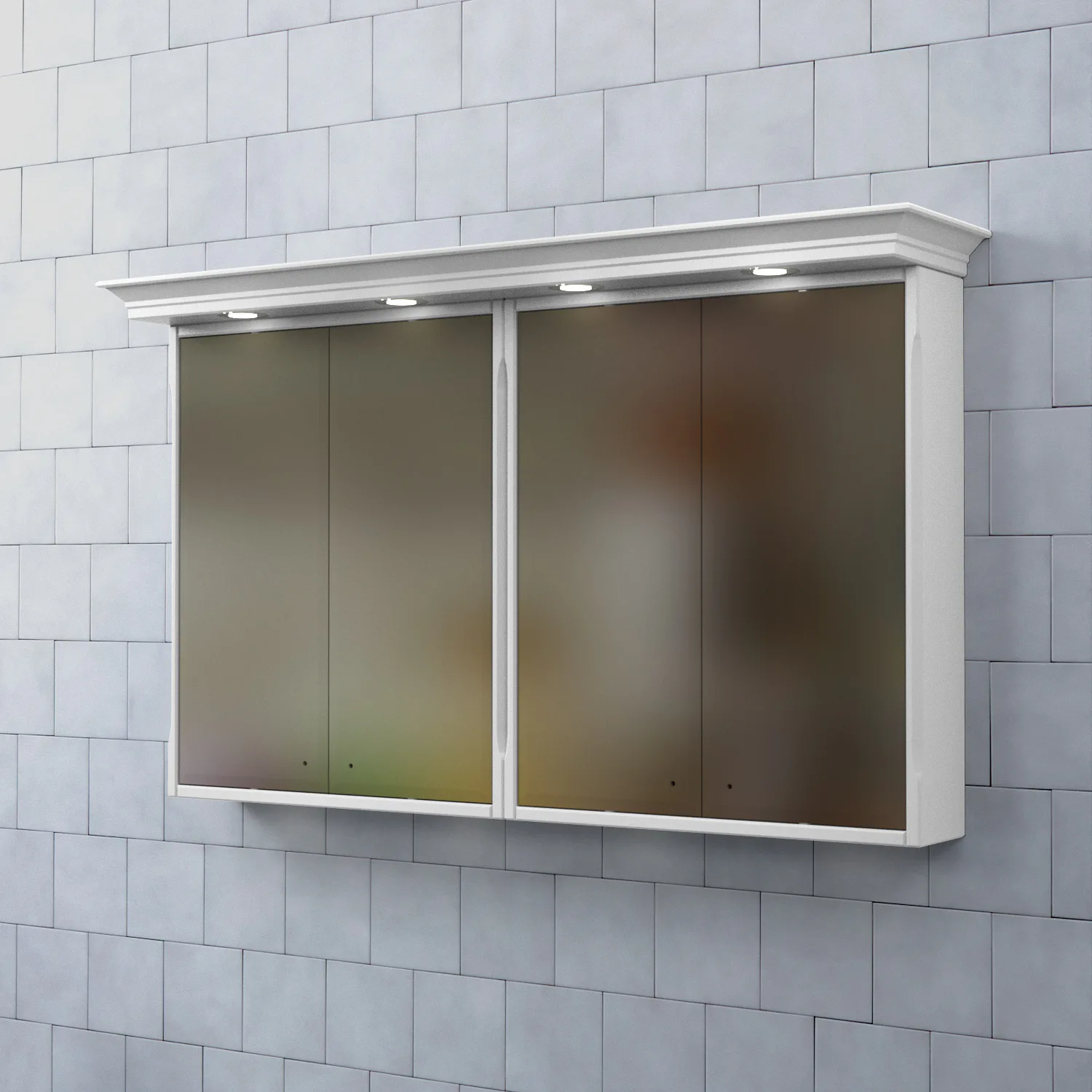 Spegelskåp Björbo Badrum Saga med Belysning 130