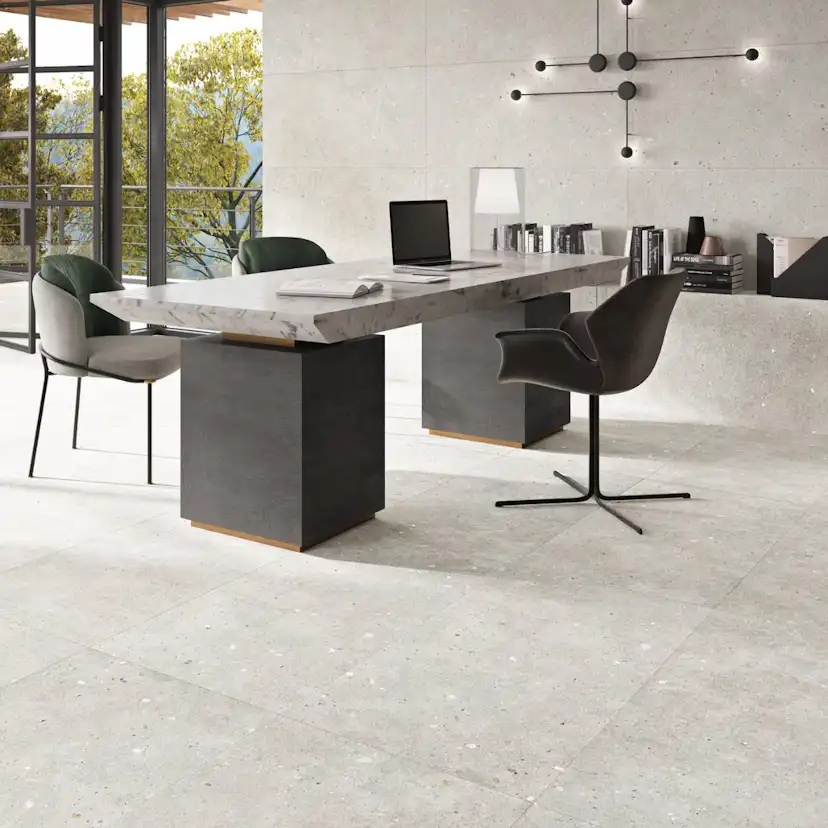 Klinker Glamstone White Matt 120x120 cm