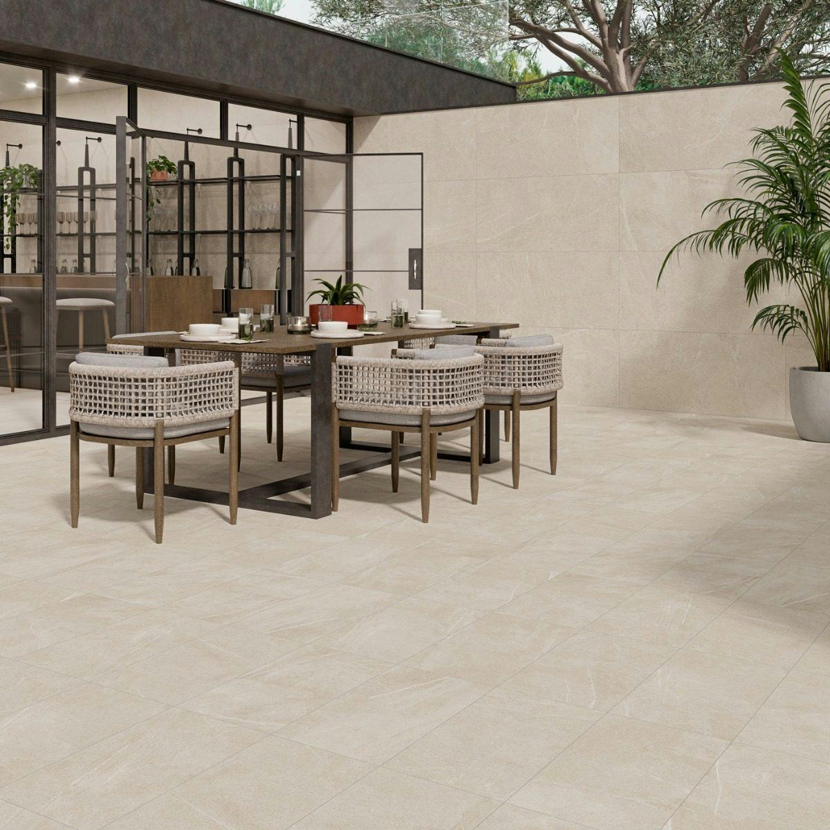 Klinker Bellevue Ivory Marmor Matt 60x120 cm