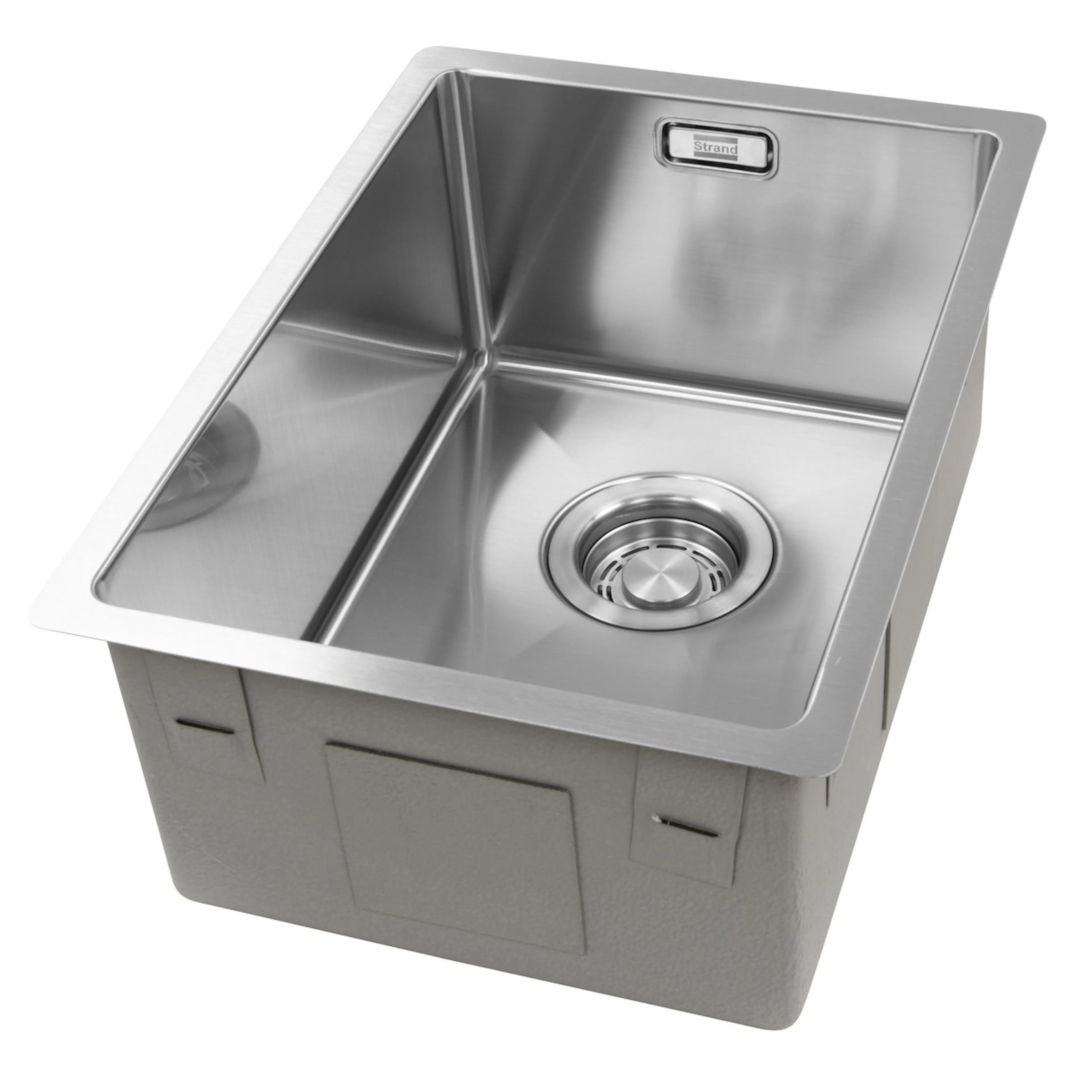 Diskho Strand Stainless STRAND ST28-ECS Rostfri Enkel med Vattenlås