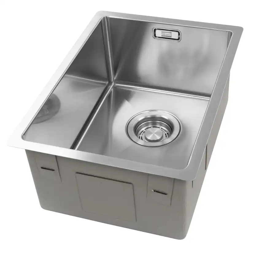 Diskho Strand Stainless STRAND ST28-ECS Rostfri Enkel med Vattenlås