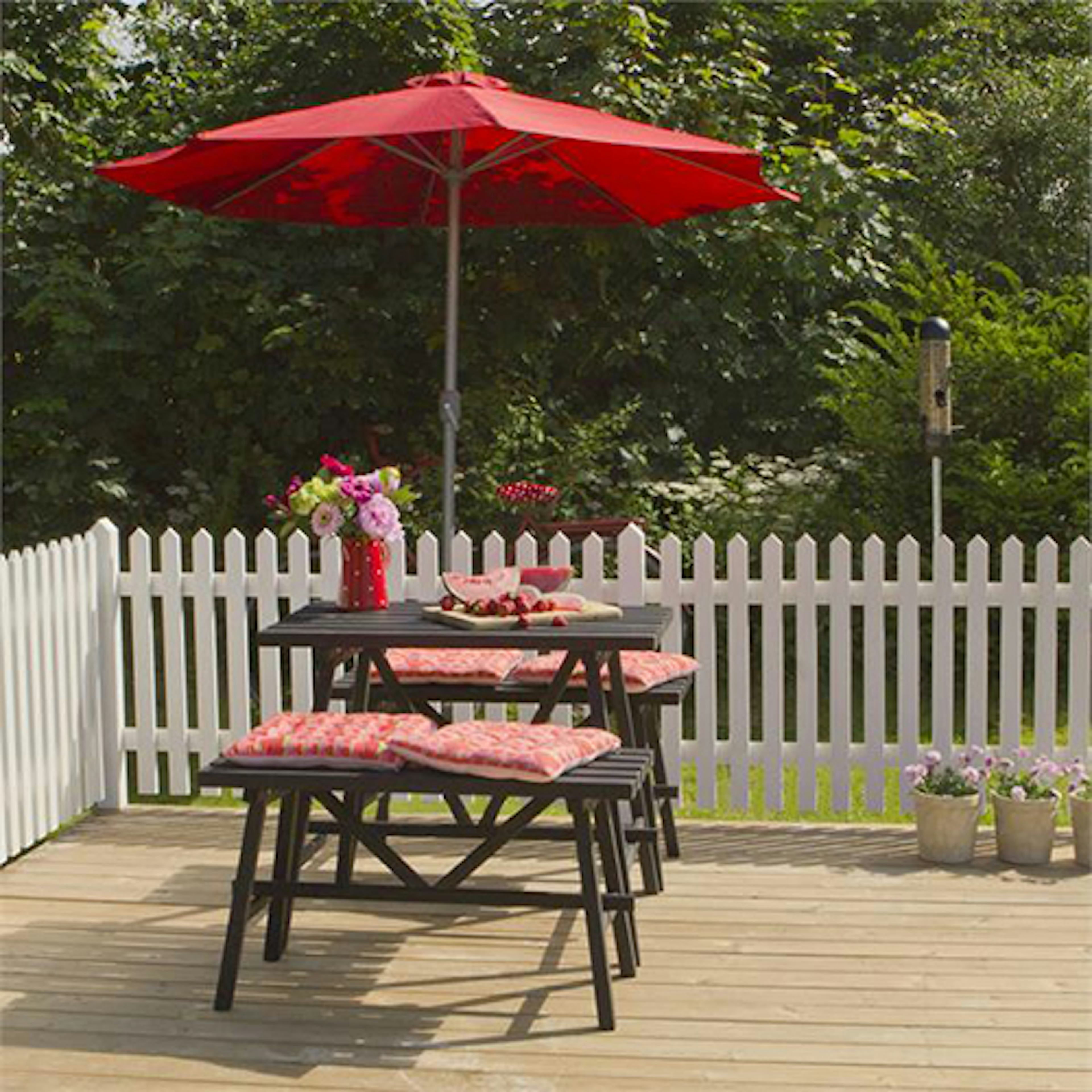 Staket PLUS Skagen Lyx 150x80 cm Vit