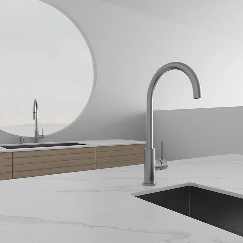 Köksblandare Scandtap Steel Equip Rostfritt Stål