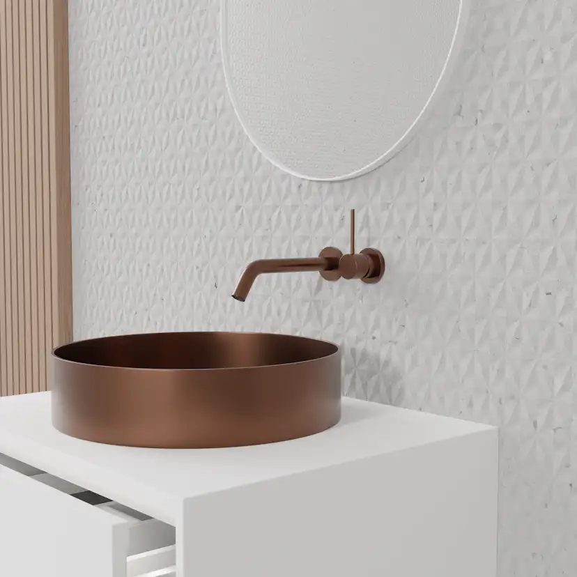 Tvättställsblandare Scandtap Steel Harmonized 1 för Inbyggnad