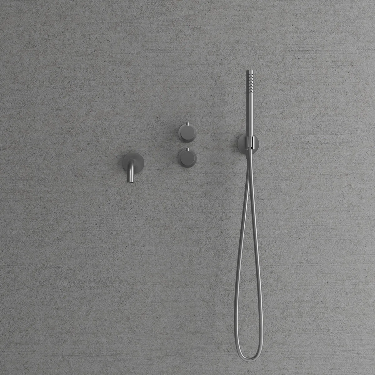 Badkarsblandare Scandtap Steel Harmonized 4 för Inbyggnad