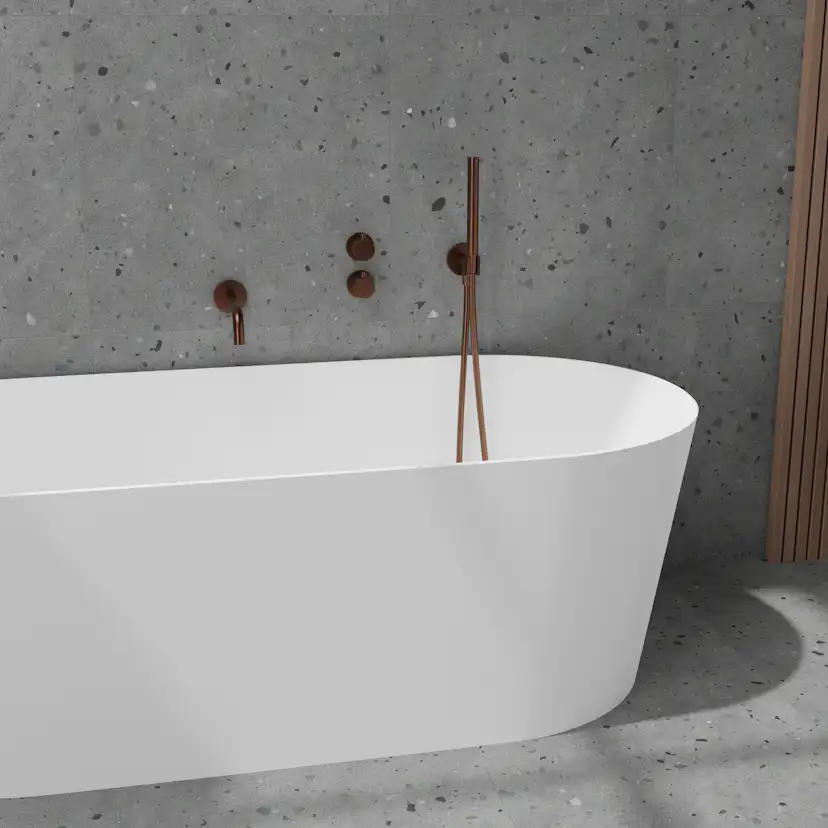 Badkarsblandare Scandtap Steel Harmonized 4 för Inbyggnad