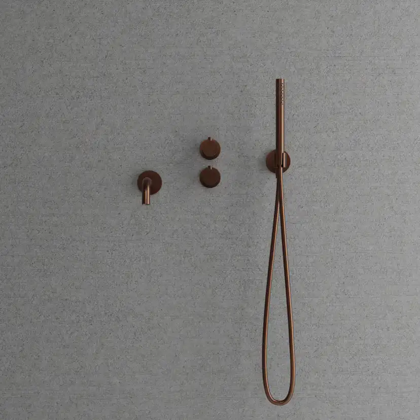 Badkarsblandare Scandtap Steel Harmonized 4 för Inbyggnad