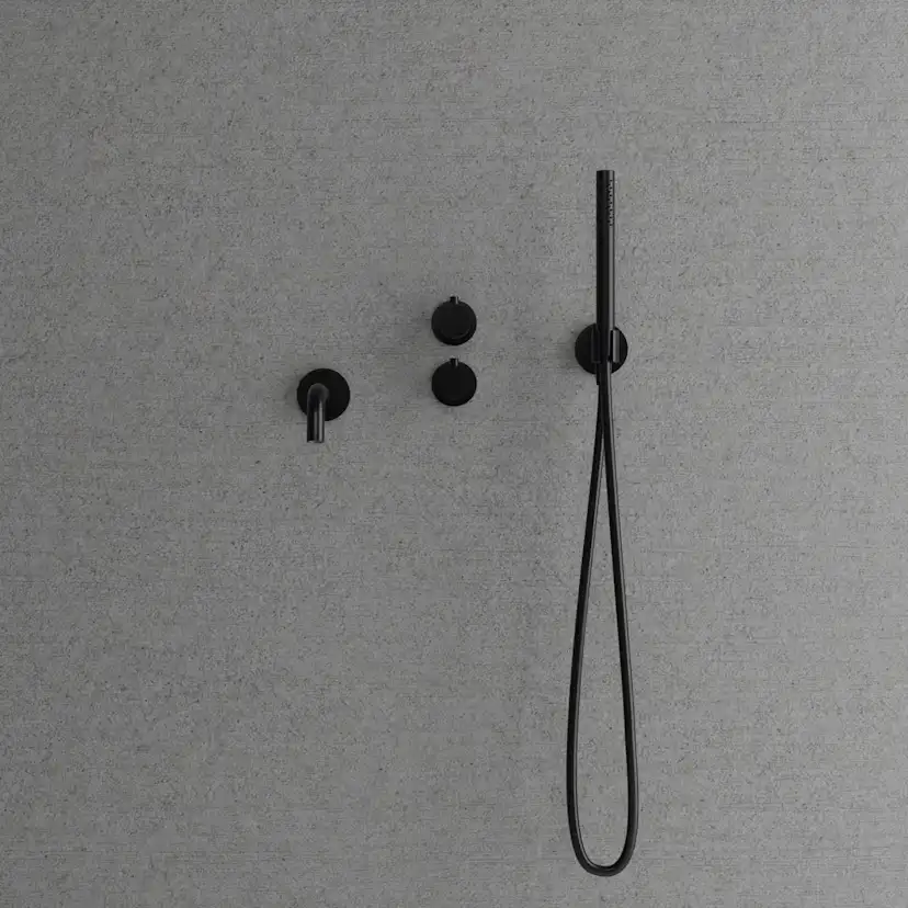 Badkarsblandare Scandtap Steel Harmonized 4 för Inbyggnad