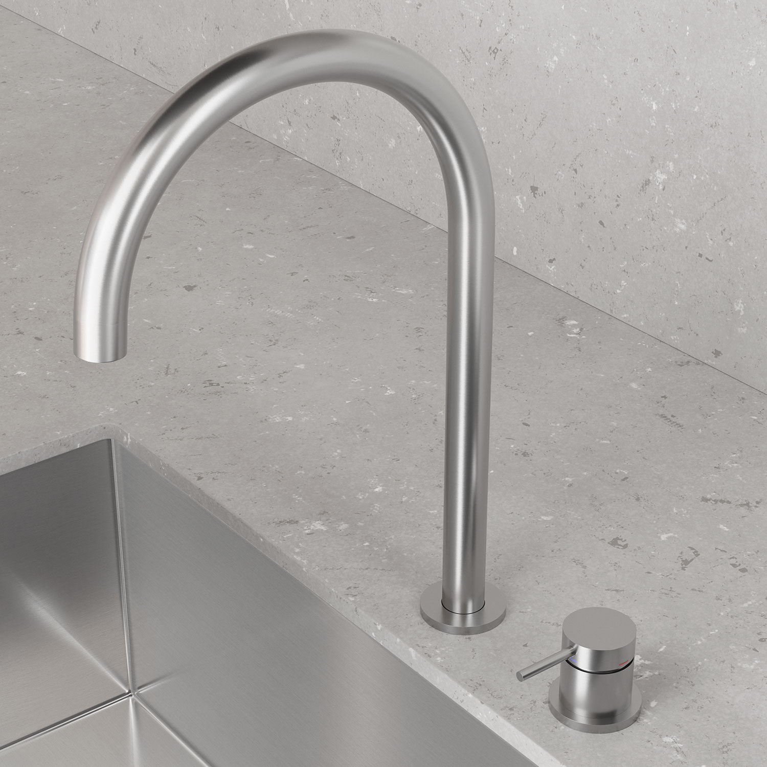 Köksblandare Scandtap Steel Harmonized K2