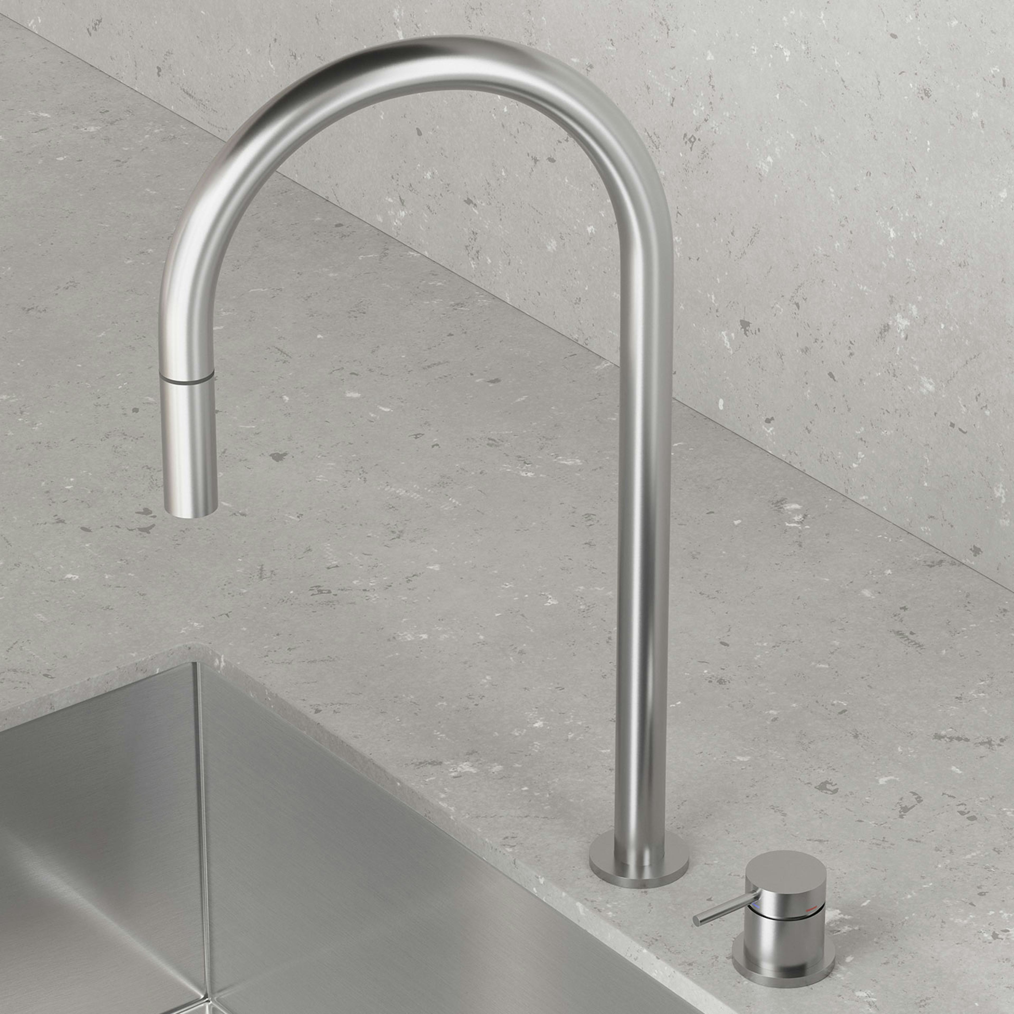 Köksblandare Scandtap Steel Harmonized K2P