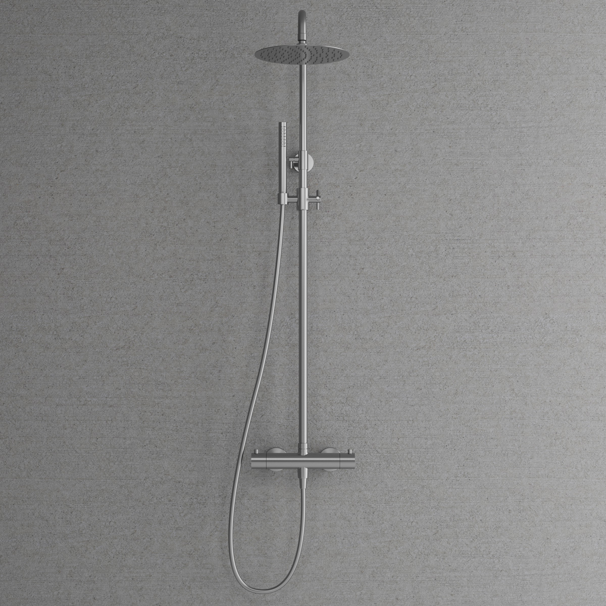 Blandarpaket Scandtap Steel Pleasure 2 med Handdukstork och Accessoarer