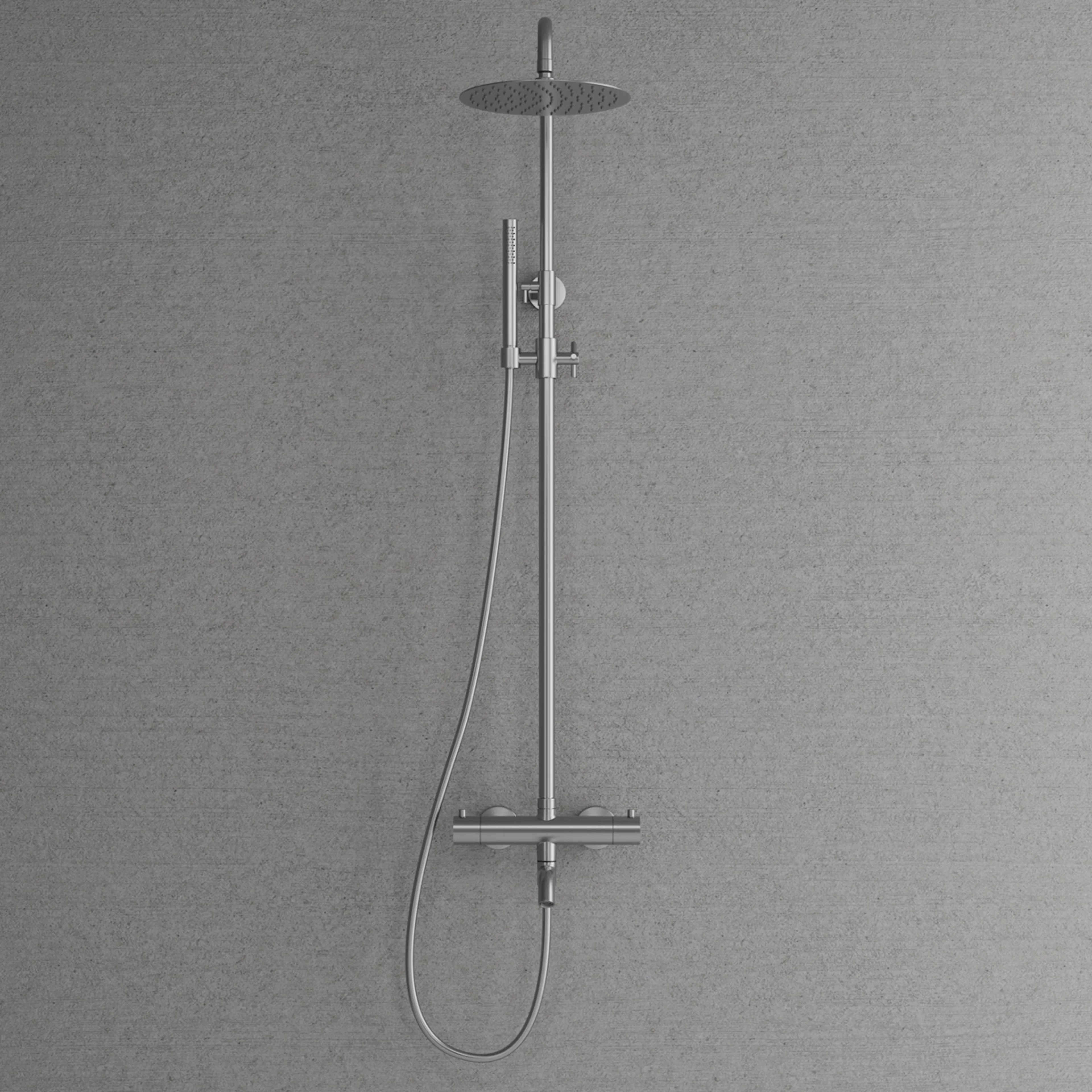 Takduschset Scandtap Steel Pleasure 3