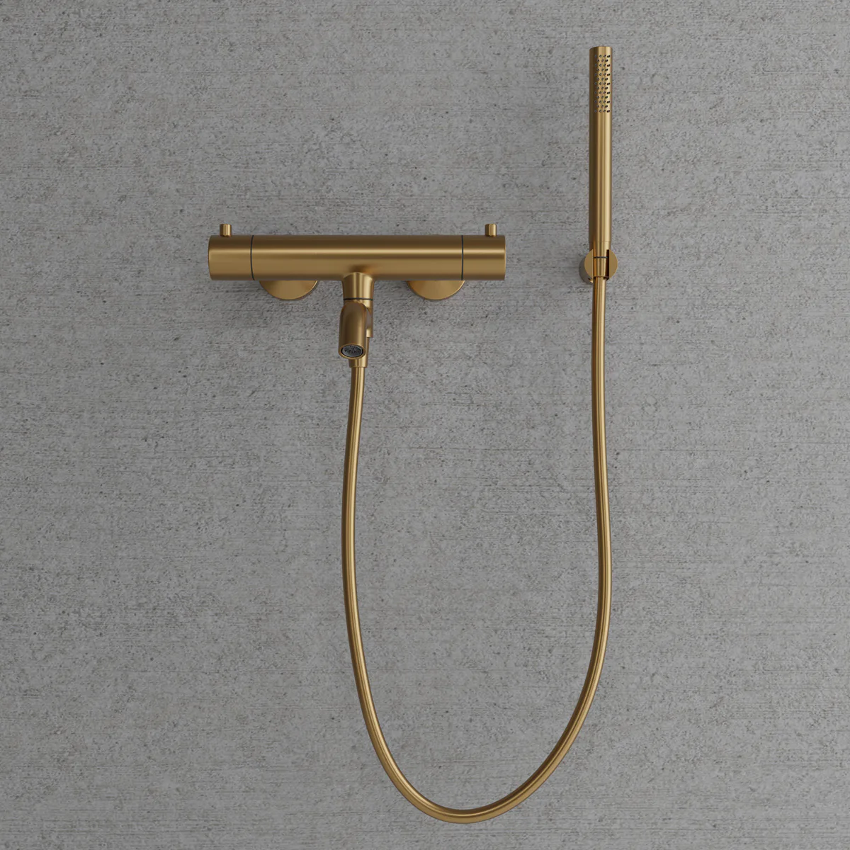 Badkarsblandare Scandtap Steel Pleasure 4 med Handdusch