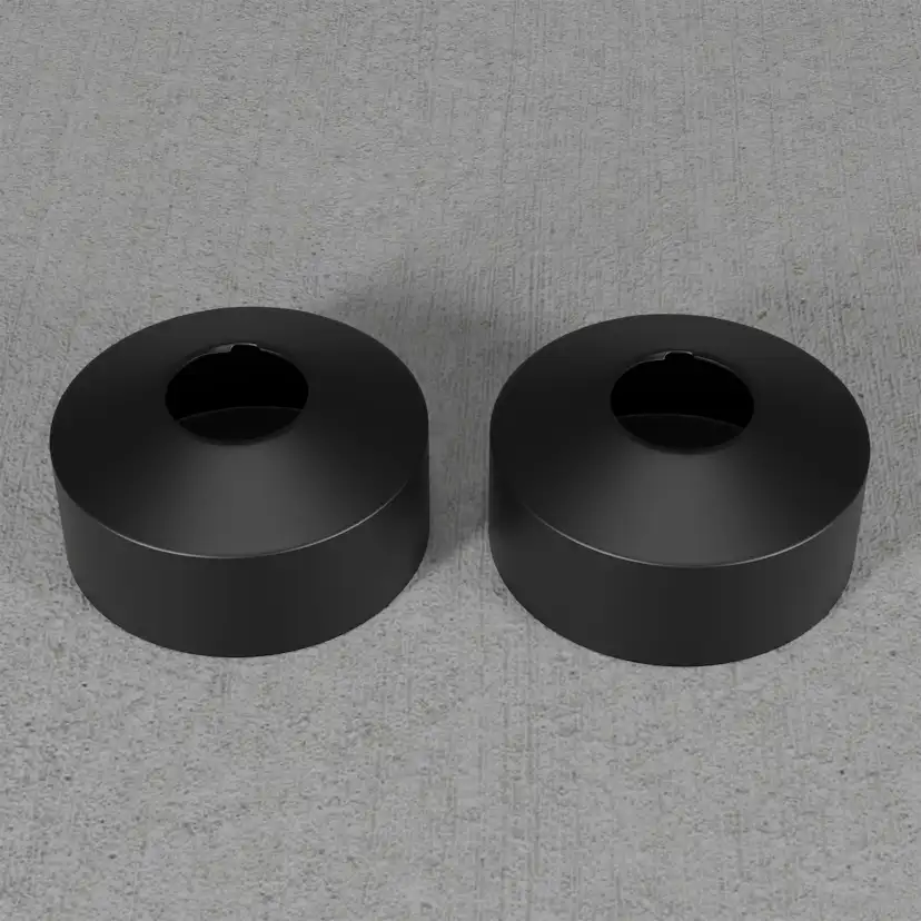 Täckbricka Scandtap Steel Pleasure Cover 33 mm á 2 st