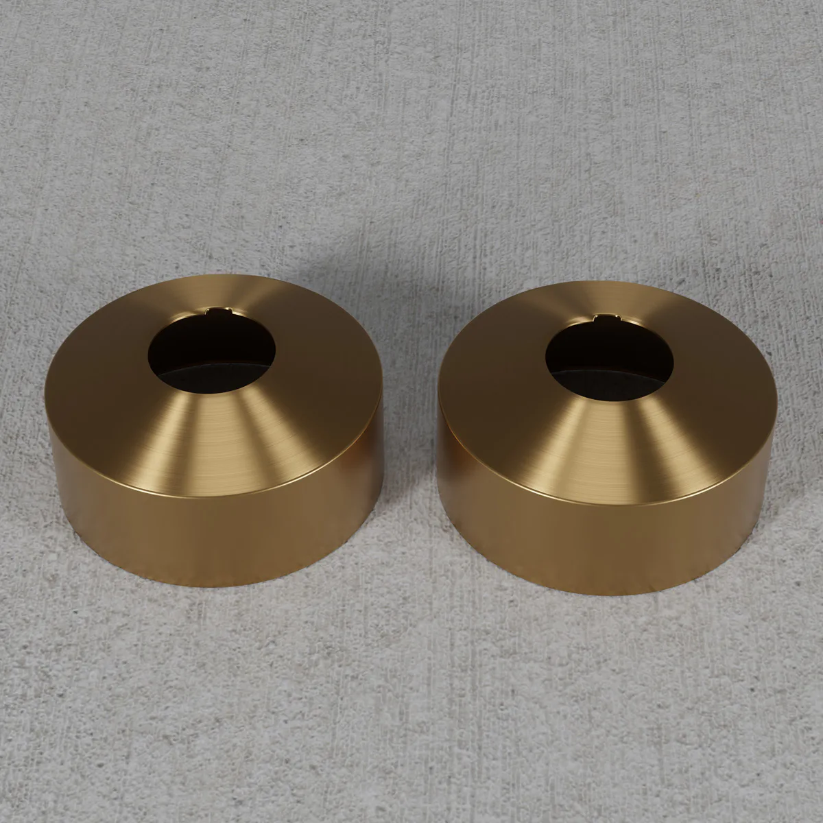 Täckbricka Scandtap Steel Pleasure Cover 33 mm á 2 st