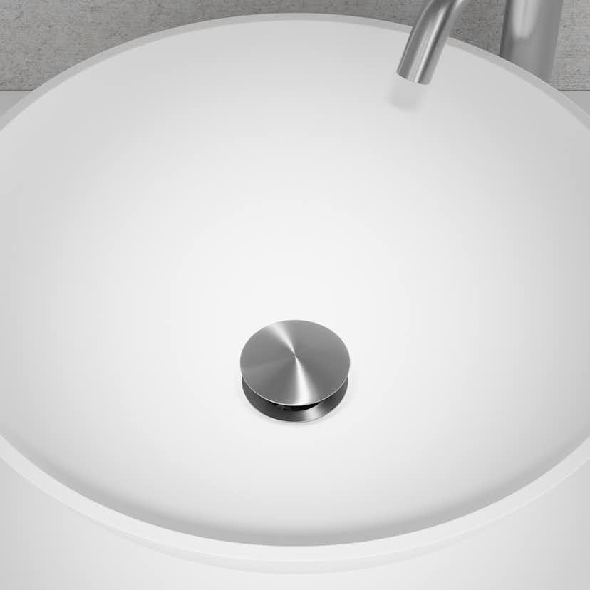 Bottenventil Scandtap Steel Pop-up Universal Duo