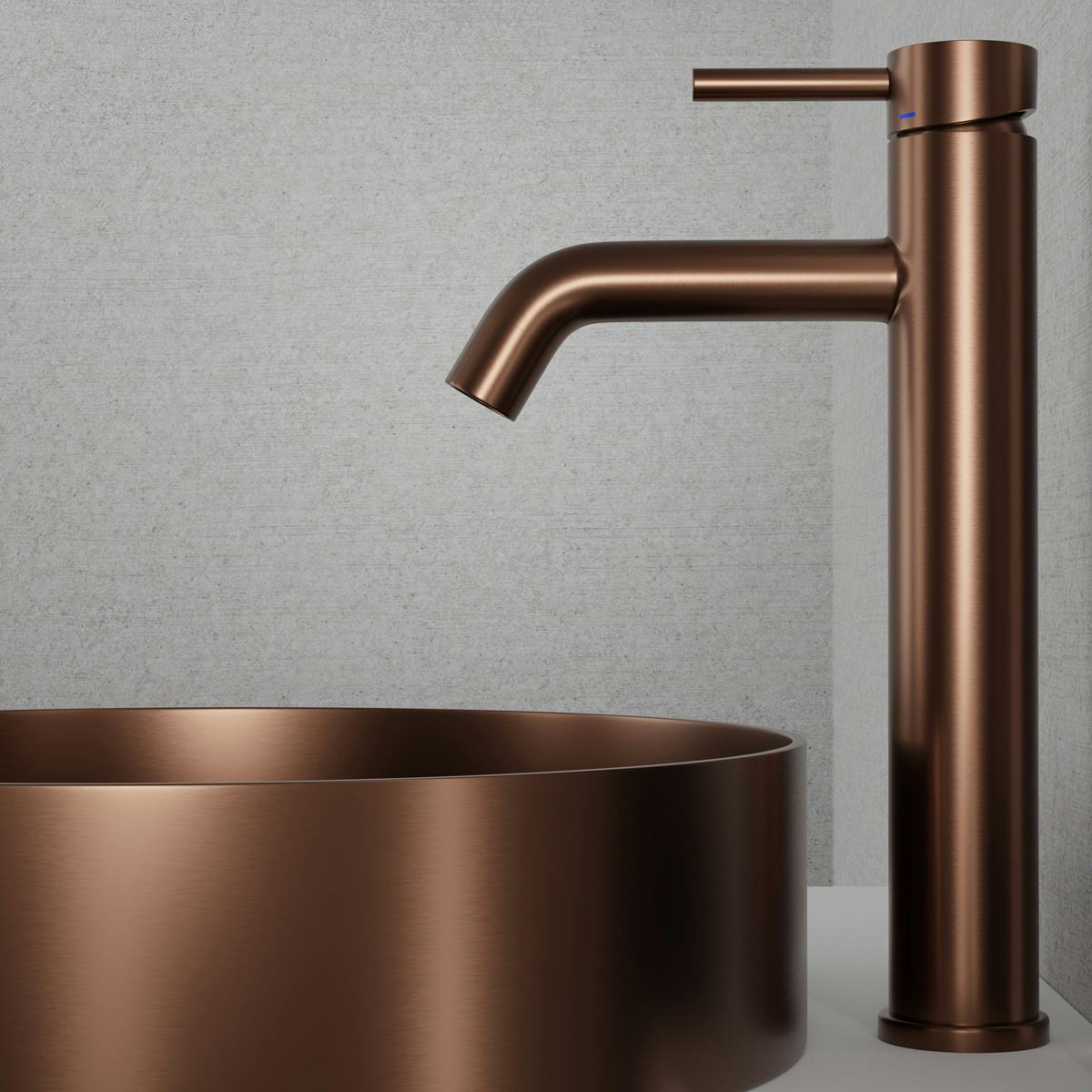 Tvättställsblandare Scandtap Steel Wave High