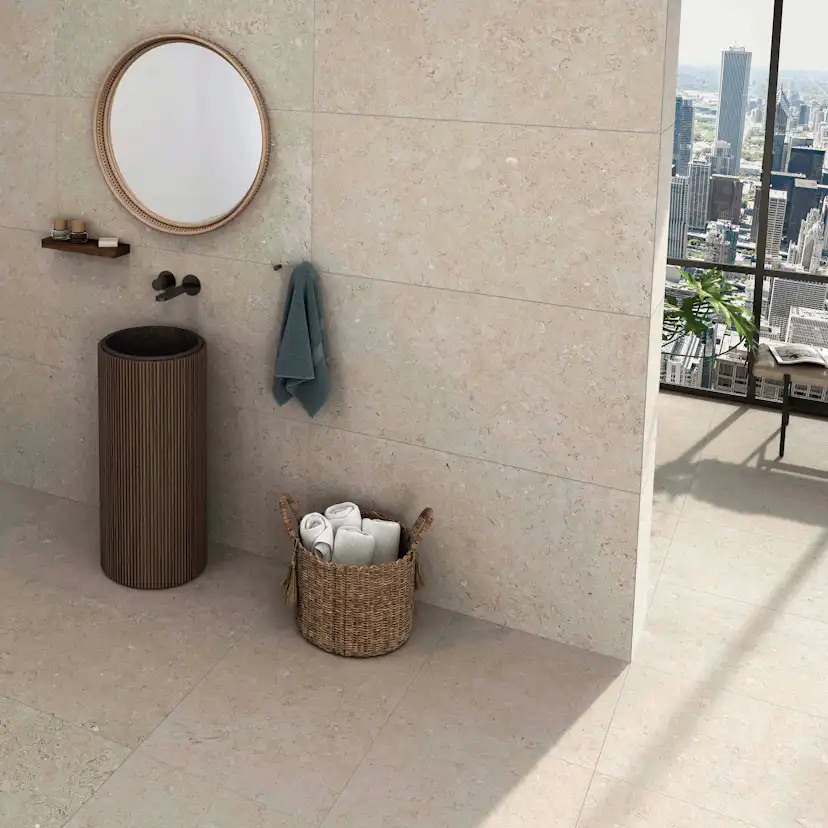 Klinker Tenfors Kalksten Norr Beige Matt 60x60 cm