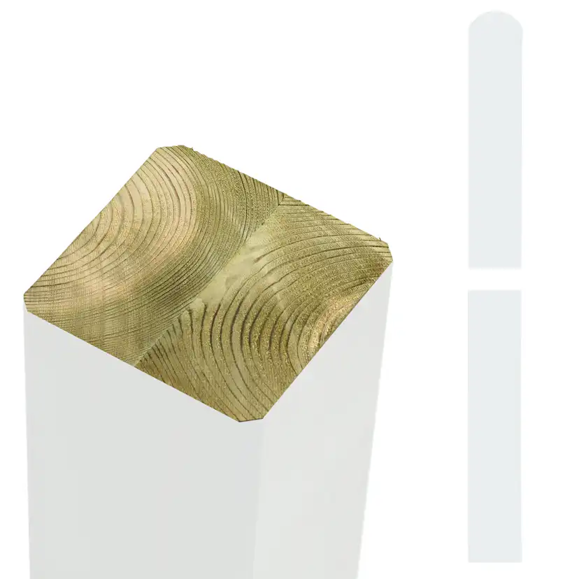 Omlimmad stolpe - 9x9x128 cm