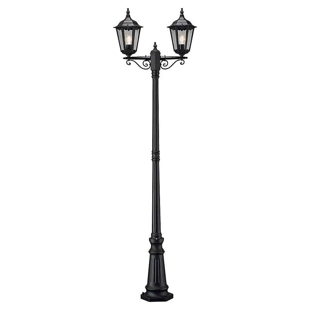 Stolplykta Gnosjö Konstsmide Firenze 2-arm E27 med Stolpe