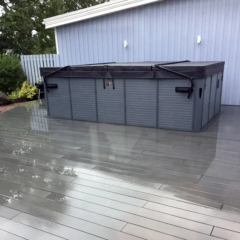 Swimspa DenForm 4,2M Spabad med LED-Lampor för 5 personer