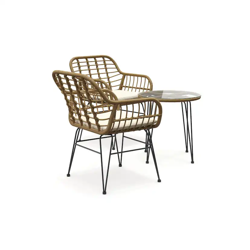 Cafégrupp Comfort Garden Sammy Balkonggrupp 2 Fåtöljer