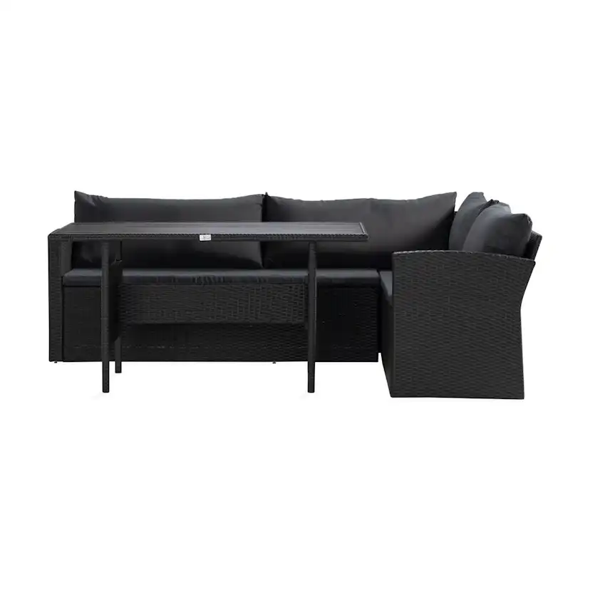 Loungegrupp Comfort Garden James Light Soffgrupp Utomhus 5-sits med Bordsskiva i Aintwood