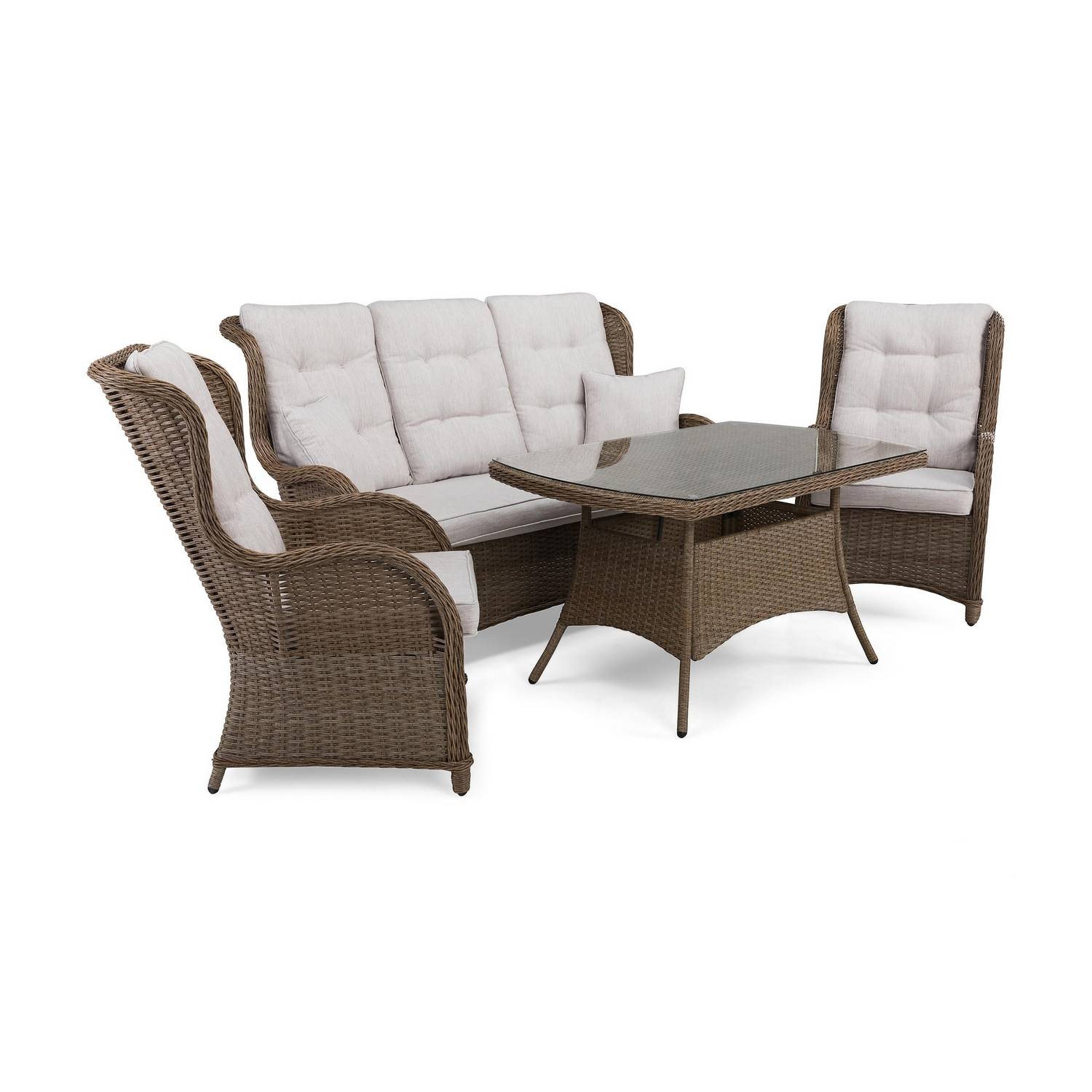 Loungegrupp deNoord Marcus Soffgrupp Utomhus 3-sits Ink. 2st Utefåtöljer