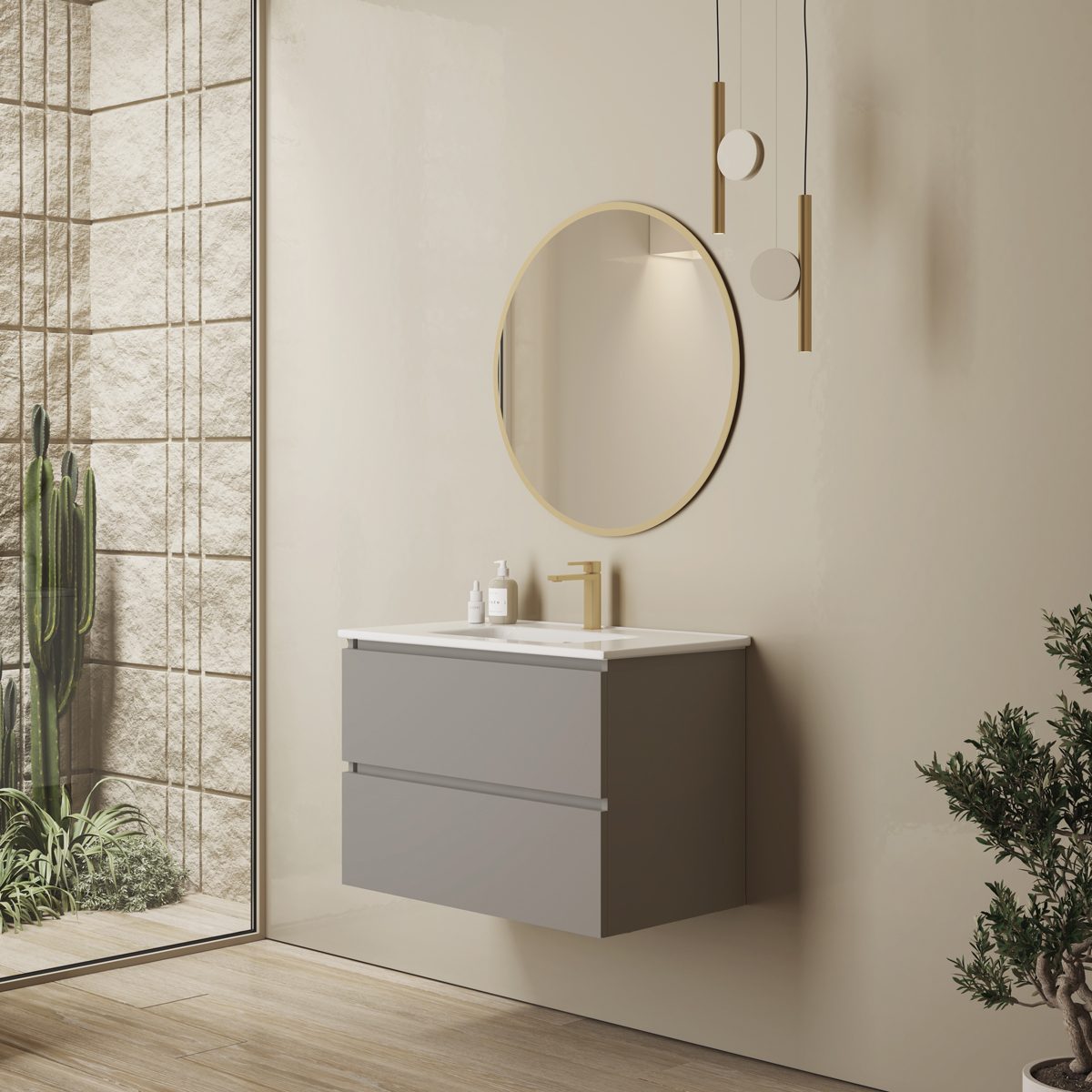 Tvättställsskåp Tenfors Viken med Tvättställ