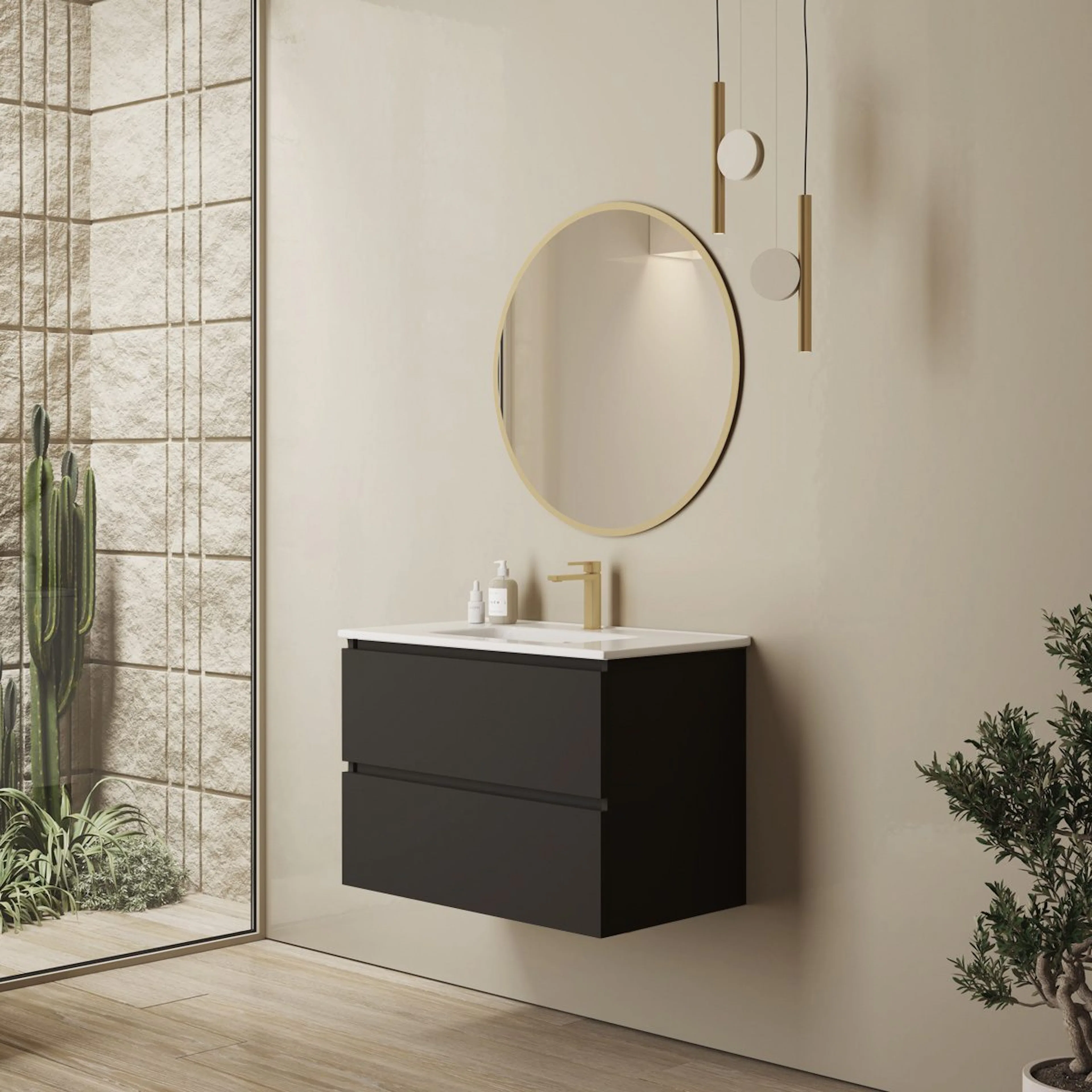 Tvättställsskåp Tenfors Viken med Tvättställ