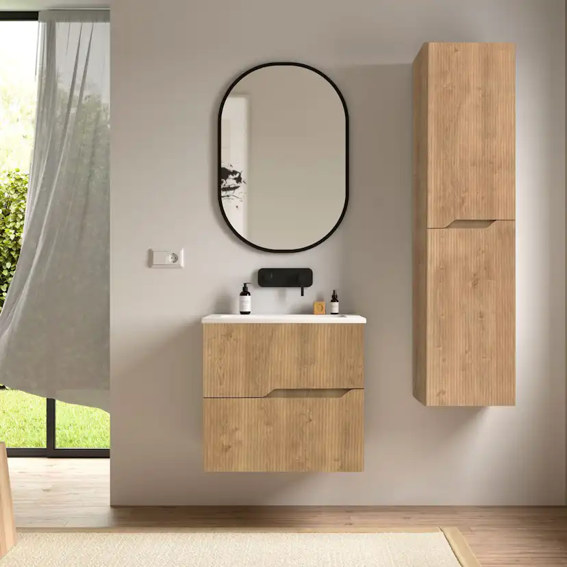 Tvättställsskåp Tenfors Bambu