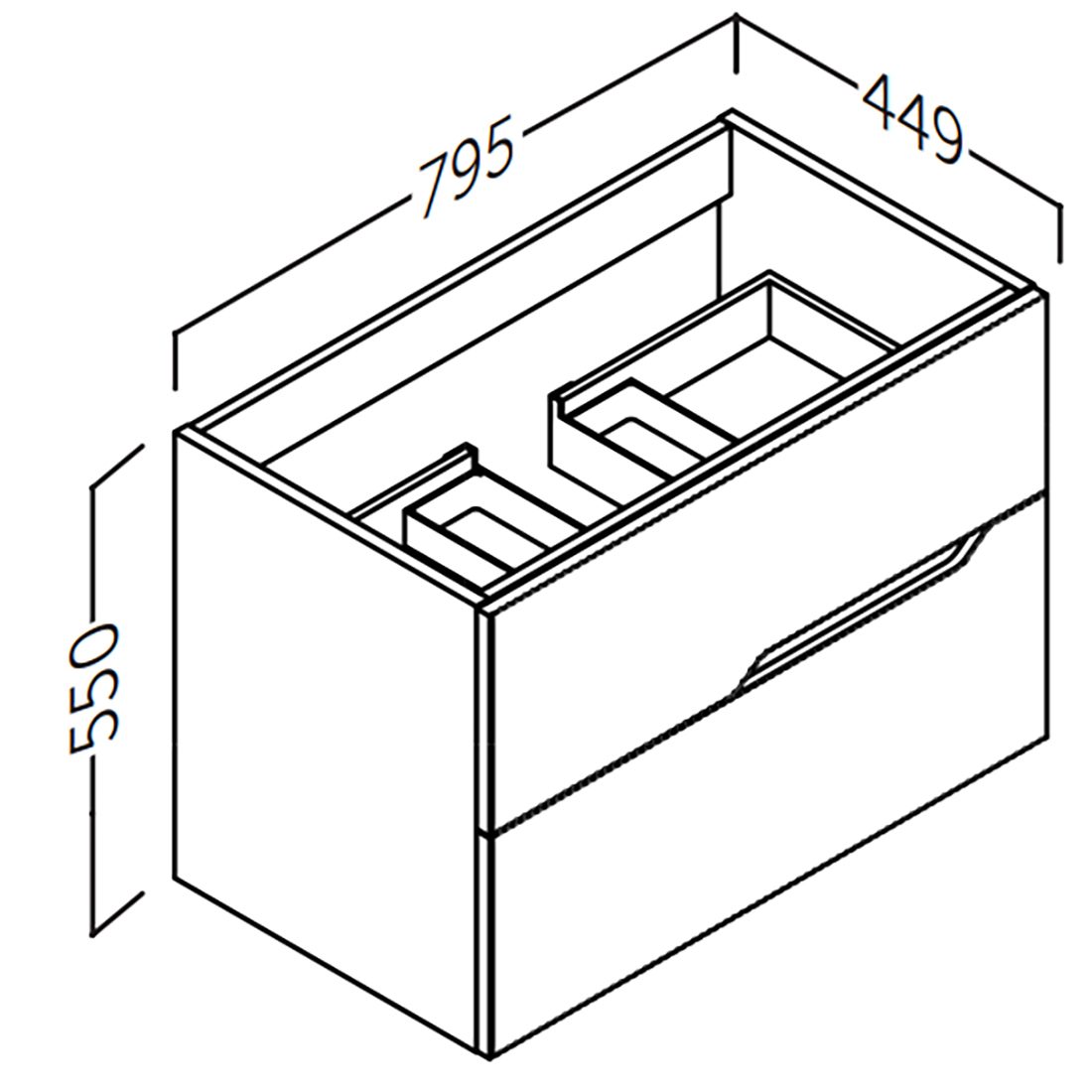 Tvättställsskåp Tenfors Bambu