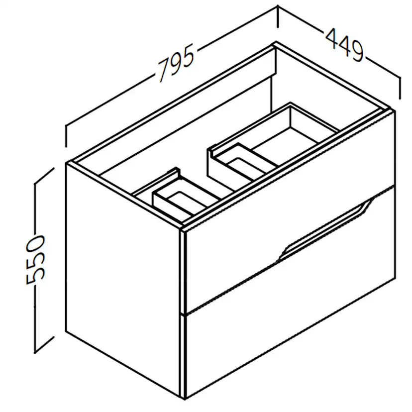 Tvättställsskåp Tenfors Bambu