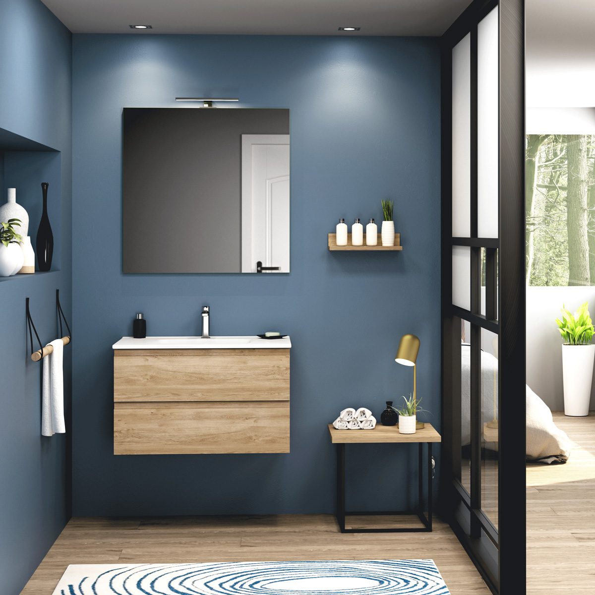 Tvättställsskåp Tenfors Norrvik med Tvättställ