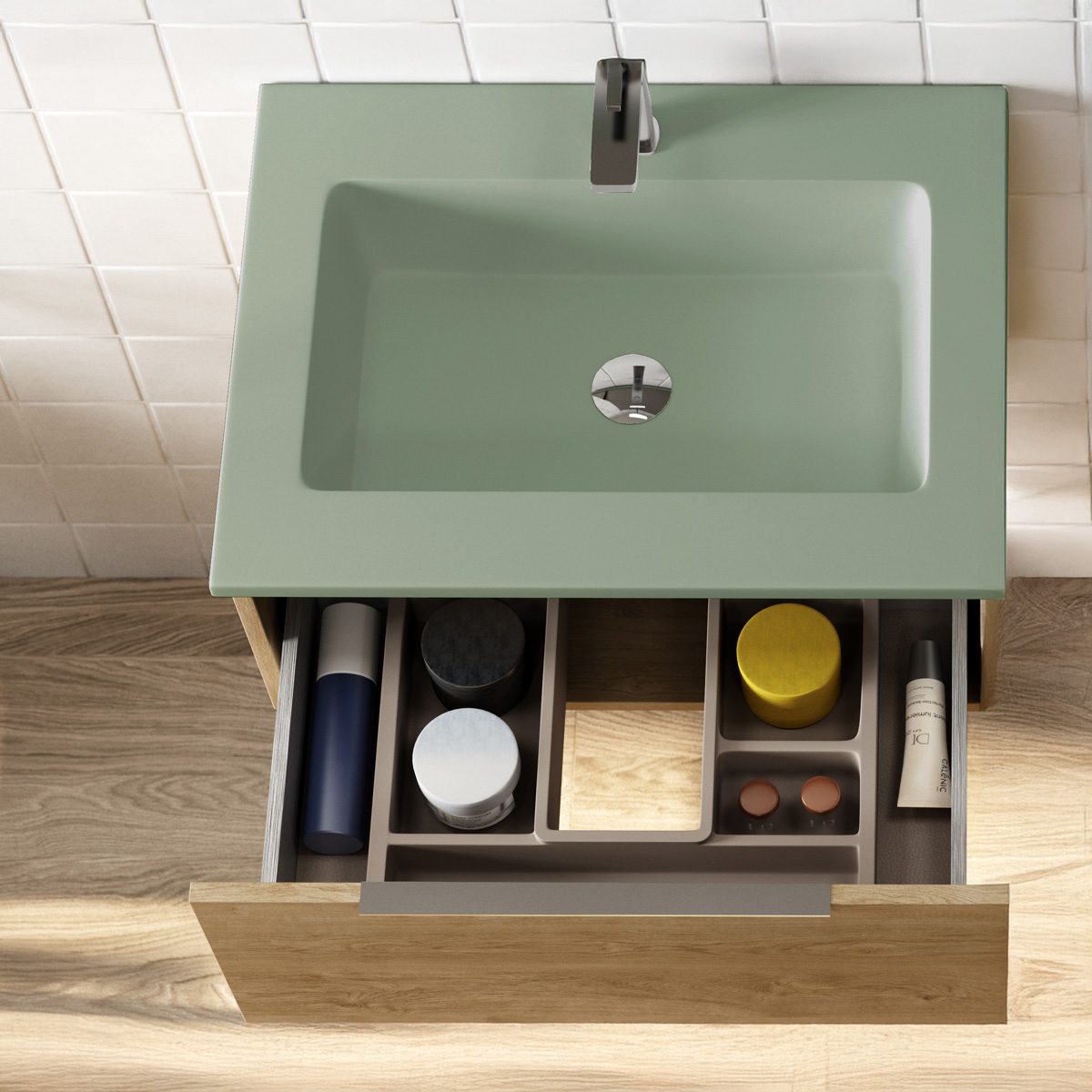 Tvättställ Tenfors Alpin Solid Surface