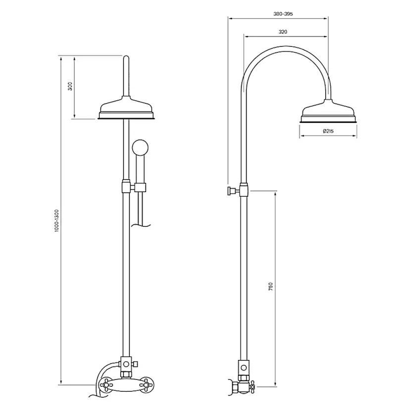 Takduschset Tapwell Classic XCOL 000