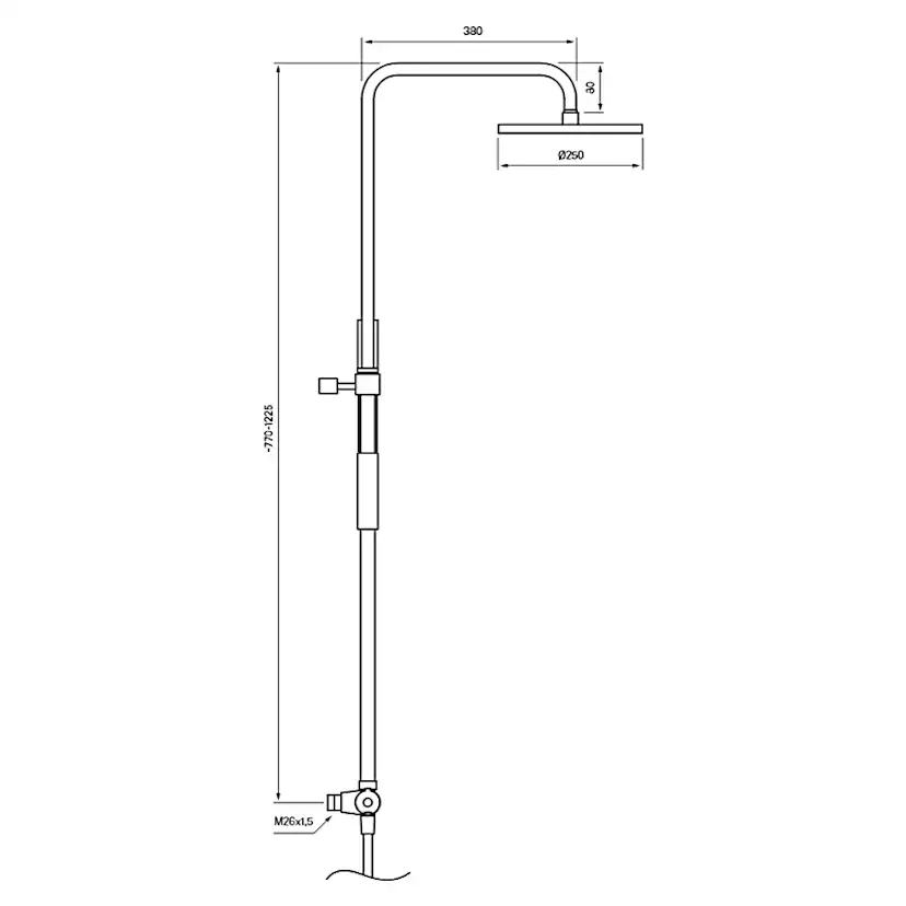 Takduschset Tapwell TVM7200-160 Edition 2 160 cc