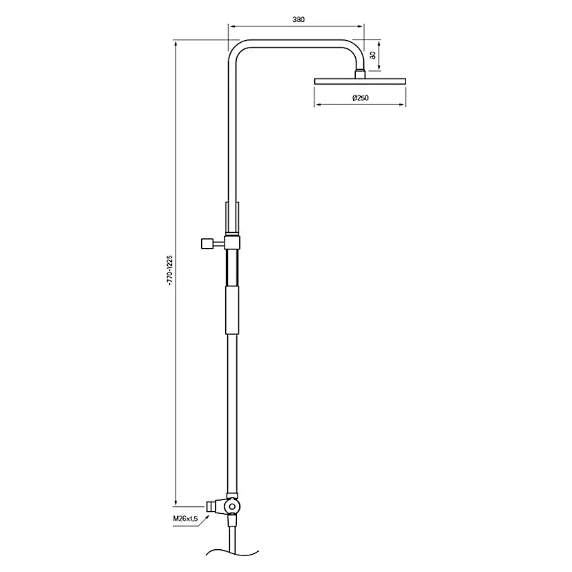 Takduschset Tapwell TVM7200-160 Edition 2 160 cc