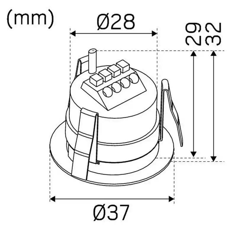 Downlight Hide-a-lite Core Smart Outdoor 3000K